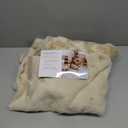nuLOOM Marcia Machine Washable Faux Cowhide Area Rug, Shaped 5'9" x 7'7", Off-White