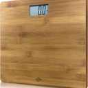 Bamboo Digital Body Weight Bathroom Scale | Eco-Friendly Wooden Bathroom Scale with LCD Display | Accurate Weight Measurement | Stylish and Durable | Feel The Natural Wood Difference