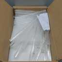 Geetery 4 Pieces Tall Acrylic Vase Wedding Centerpieces Clear Flower Stand Column Geometric Floral Vase Elegant Display Holder for Birthday Party Wedding Table Decorations (20 Inch)