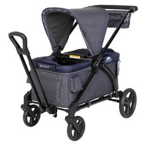 Baby Trend Expedition® 2-in-1 Stroller Wagon, Smokey Navy,  Item Weight 37.9 pounds, Item Dimensions L x W x H 48"L x 26.25"W x 43"H