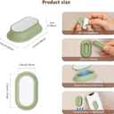 XYOFUN Magnetic Remote Control Holder Wall Mount - 4 Pcs No Drill Self-Adhesive Organizer for Air Conditioner & TV Remotes, Storage Caddy for Televisions Backside - Multicolor