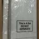 2 Pcs 12'' W x 24'' H Unfinished Pine Kitchen Cabinet Door Replacement with 4 Pcs Cabinet Hinges Wood Shaker Door Front Replacement for Kitchen, Bathroom, Vanity