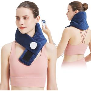 Heating Pad for Neck Pain Relief, Neck Heating Pad for Soreness Stiffness,Heated Wrap Warmer for Cervical Spondylosis,Auto Shut Off,86-158°F Temp Setting