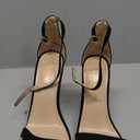 DREAM PAIRS Women's High Heels Flower Ankle Strap Stilettos Round Open Toe Dressy Sexy Sandals (Size 7.5)