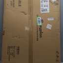 White Cork Board for Wall, 36 x 24 inches Decorative Bulletin Board, Rustic Wooden Frame Pin Board for Office, Dorm, Home Decor