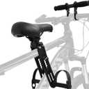 Kids Bike Seat Replacement with Handlebar,Detachable Front Mounted Child Bicycle Seat with Foot Pedals for Children 2~5 Years