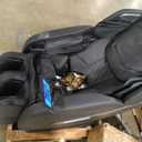 MYNTA Massage Chair Full Body, Zero Gravity SL Track Heavy Duty Massage Recliner Chair with Heat, 12 Auto Modes for Home, M1612 Charcoal