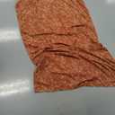 StangH Harvest Amber Orange Velvet Curtains 84 inches Long, Luxury Fall Curtains Print Vintage Floral Drapes Back Tab Thermal Curtains for Holiday/Bedroom, W52 x L84, 2 Panels