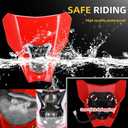 Dirt Bike Headlight,Motorcycle Head Light Universal for CRF450R CRF450L CRF450RX CRF250L CRF250L RALLY CRF300L CRF300L RALLY CRF250R CRF250F Red