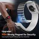 X-it Magnetic Watch Band for Apple Watch Ultra 49mm, 46mm/45mm/44mm, Silicone Sport Strap with Strong Magnet for Men and Women, Compatible with Apple Watch Series 11/10/9/8/7/6/5/4/3/2/1 and SE