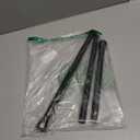 Tension Rods for Windows 28 to 48 Inch Black Curtain Rods no Drilling Tension Curtain Rod Adjustable Curtain Rods Expandable Pressure Spring Tension rod for Closet, Doorway