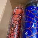 12 Pcs Spider Water Bottle 20 oz Plastic Squeeze Water Bottle Reusable Cup Gifts for Team Sports Travel Cartoon Theme Birthday Party Favors