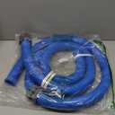 Pool Hoses for Above Ground Pools 1.5" x 59" Pool Pump Hose Filter Pumps Replacement Hose Accessories Fits for Intex Filters Pump Above Ground Pools Sand Filter, 2 Packs (Blue)