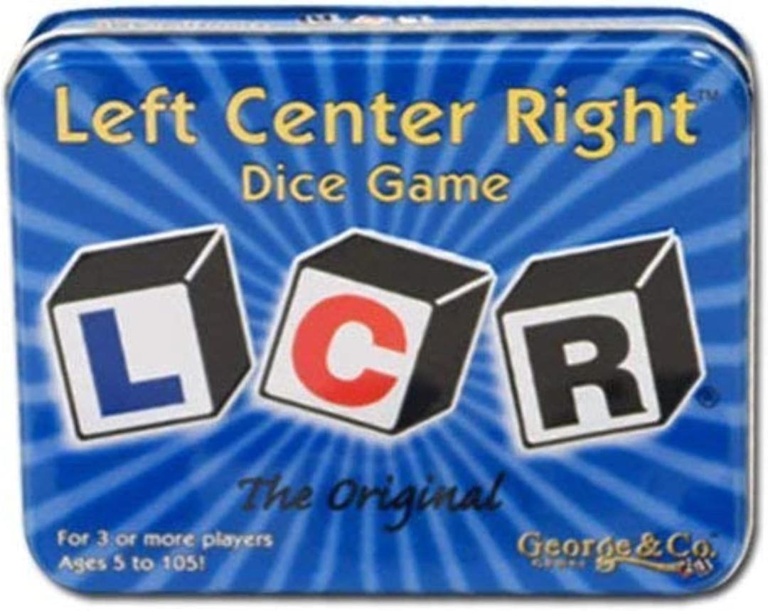 Original LCR Left Center Right Dice Game