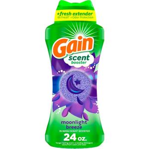 Gain In-Wash Laundry Scent Booster, Moonlight Breeze Scent, 24.0 OZ, Fresh Extender + Odor Protection (24 Ounce (Pack of 1))