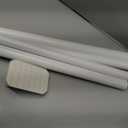 Tension Curtain Rod 41-146 In (4-12ft), Extra Long Tension Rod No Drilling For Patio Windows, White Shower Curtain Rod For Room Divider,One-Click Telescopic Rod, Outdoor Curtain Rods Never Rust