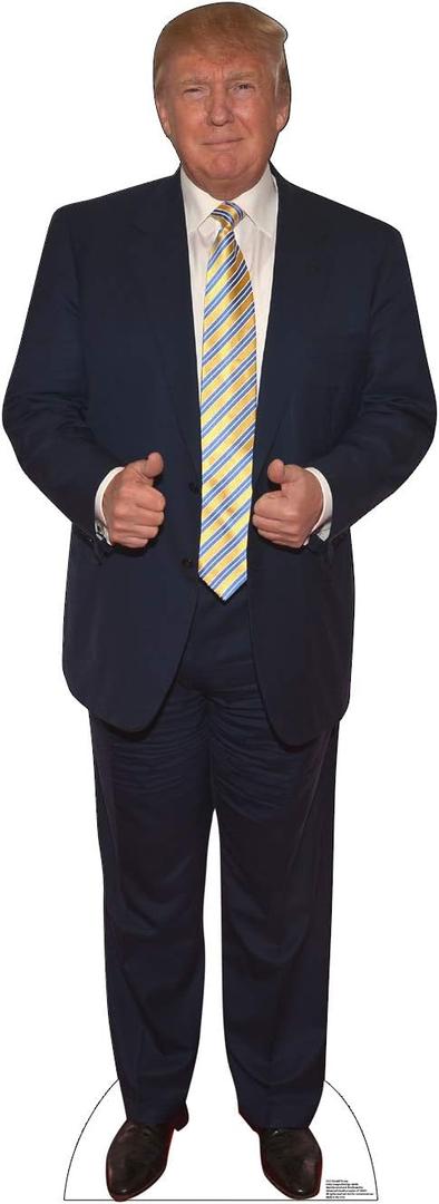 Cardboard People Donald Trump Life Size Cardboard Cutout Standup (One Size)