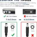 19.5V 4.62A 90W AC Adapter Charger Power Supply Cord for Dell Laptop Computer, Dell PA-10 90-watt Power Supply(Connector: 7.4x5.0mm)