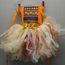 Island Princess Tutu Costume for Girls–Tropical Dress Up with Floral Headband for Toddler Kids Birthday or Halloween, Size 5-6T