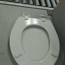 BEMIS 500EC 390 Toilet Seat with Easy Clean & Change Hinges, 1 Pack Round, Cotton White