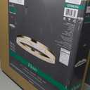 Canarm Elynn 24-Inch Round Gold LED Chandelier, Glam Pendant Light with Acrylic Shade, Integrated LED Ceiling Fixture for Dining Room or Living Room