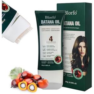 Batana Oil for Hair Growth – 100% Pure Organic & Raw Batana – Promotes Thicker, Stronger Hair, Helps Prevent Hair Loss – Natural for Men & Women – 10.58 oz By 2028/05/09