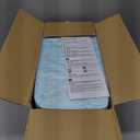 Amazon Basics Leak-Proof Dog and Puppy Potty Training Pee Pads with Quick-Dry 5-Layer Super Absorbent Design, Regular Size 22 x 22 inch, Blue & White, 100 Count