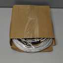 Petest 40ft Reflective Tie-Out Cable for Heavy Dogs Up to 125 Pounds (Black & Silver)