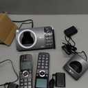 AT&T 5Handset Expandable DECT 6.0 Cordless Home Phone with Large Display, Big Buttons, Answering Machine, Smart Call Blocker, Long Range, Caller ID, Speakerphone, Intercom: CL82518 (Charcoal Black)