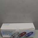 Handheld Vacuum Cordless, Hand Vacuum Cordless Rechargeable with LED Light/Multi Accessories, 1.6lbs Car Portable Vacuum Cleaner for Pet Hair, Home, Car, Office (Silvery Blue)