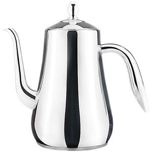 SANQIAHOME Stainless Steel Teapot with Infuser Silver 58Oz, 1.75 L