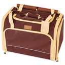 PetPro VED Pawsport to Adventure Pet Carrier, Brown