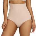 Vertvie Tummy Control Shapewear Shorts for Women Butt Lifting Body Shaper Shorts High Waisted Seamless Girdles Under Dress, S