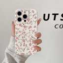 for iPhone 11 Pro Max Case Cute Flower Floral Light Pink Rose Design Vintage Shockproof Soft Women Girls Slim TPU Fashion Protective Phone Cover