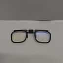 Reading Glasses Clip On Eyeglasses Adjustable PD Magnifiers Blue Light Blocking Lenses Readers for Unisex, 2.5