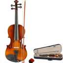 Ktaxon 3/4 Violin for Beginners, Fiddle for Students and Enthusiasts, Acoustic Violin Kit with Case, Bow, Rosin & Manual (Glossy)