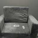 Zorvoxz Kids Couch, 2in1 Toddler Chair Comfy 13 Years Old, Convertible Kids Chair, Toddler Couch Sofa, Kid Sofa to Lounge Bed for Boys and Girls Gifts, Kids Recliner, Grey