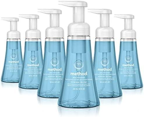 Method Foaming Hand Soap, Sea Minerals, Paraben and Phthalate Free, Biodegradable Formula, 10 Fl Oz (Pack of 4)