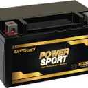ExpertPower YTX7A-BS - 12V 7Ah AGM Motorcycle Battery, for ATV, 4 Wheeler, 180 CCA Powersports Batteries, SLA Dirt Bike, Scooter, ATV Battery Compatible with People 150CC, QuadRacer 450CC