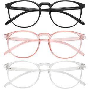 IBOANN Iconic Blue Light Glasses for Woman - Computer Glasses 99% Blue Light Blocking - Anti Eyestrain & UV Glare Protection