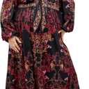 City Chic Women's Plus Size Dress - Ivanna Maxi (Black, L)