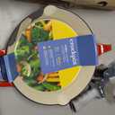 Crock Pot Artisan Enameled 12" Round Cast Iron Skillet in Scarlet Red