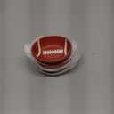 6 Pack Football Shaped Ceramic Bowls Cute Small Pinch Bowls for Dipping Sauces and Spices, Appetizer Serving Dishes for Tailgate Dinner Sports Event Football Game Birthday Party Decorations