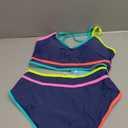 popvil Women's High Waisted Bikini Sets Neon Two Piece 2026 Swimsuit Sporty Adjustable Straps Bathing Suit (Medium, Blue2)