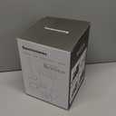 Bathroom Accessories Set of 6 Complete, Toothbrush Holder, Soap Dispenser, Garbage Trash Can, Soap Dish, Toothbrush Cup and Toilet Brush Holder, Black