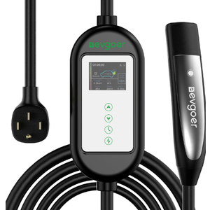 Level 2 EV Charger 40A, 240V NEMA 14-50P 16.4Ft Charging Cable,Schedule Time, Adjustable Current from 8A to 40A Portable EV Charger for Tesla Compatible with All Tesla Models
