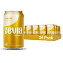Zevia Zero Sugar Soda, Cream Soda, 12 oz Cans (24-Pack)  Naturally Sweetened, Non-GMO Project Verified, Gluten-Free, Vegan