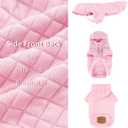 2 Pack Dog Hoodie Sweaters for Small Medium Dogs Warm Dog Clothes for Large Dogs Soft Waffle-Like Laminated Sweatshirt Bulldog (Pink+Rose, S (Back: 11.5",Chest: 15.5", Neck: 10"))