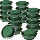Maitys 16 Pieces Floral Foam with Bowl 4.7 Inch Green DIY Flower Arrangement Kit Round Wet Foam, Wedding Aisle Flowers, Party Decoration