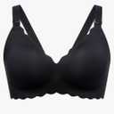 Momcozy Nursing Bras for Breastfeeding, Seamless Pregnancy Maternity Bra Wireless Classic Jelly Strip Support Nursing Bra Size 2XL